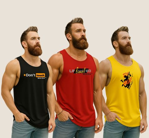 Polyester - Gym Vest for men