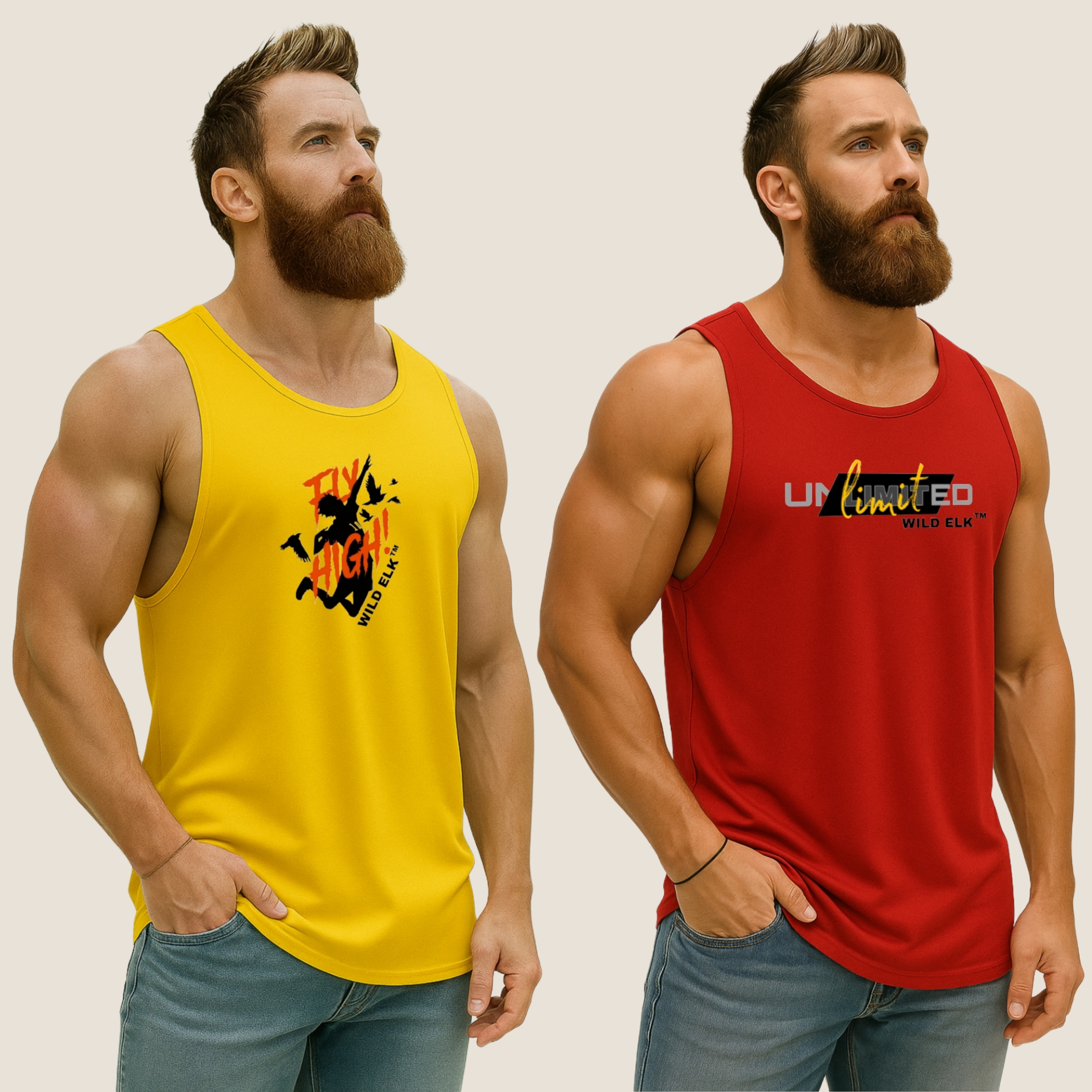 YELLOW, RED